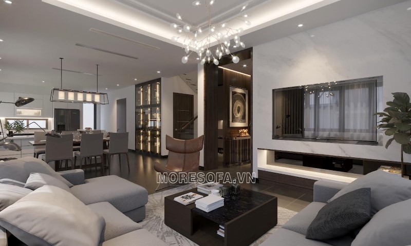 Sofa góc chữ U hiện đại